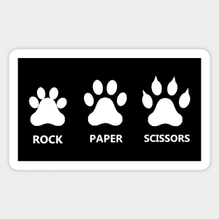 rock paper claws Magnet